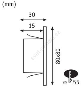 Paulmann 93094 - LED 1,2W lampada da scala EDGE 230V