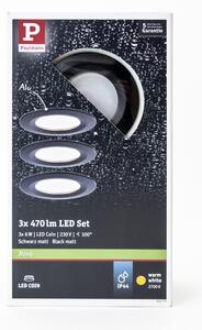 Paulmann 94473 - SET 3xLED/6W IP44 Lampada da incasso per bagno NOVA 230V