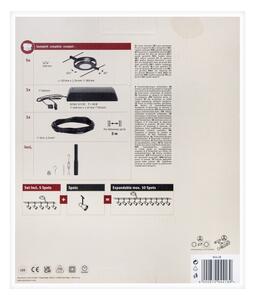 Paulmann 94418 - Set 5xLED/4,5W Sistema completo a cavo ROUNDMAC 230V nero