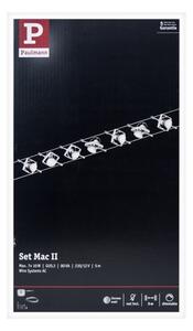 Paulmann 94152 - Kit 7xGU5,3/10W Sistema a cavo completo MAC 230V cromo