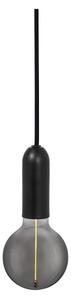 Ledvance - Lampadario a sospensione con filo PENDULUM ROUND 1xE27/15W/230V nero