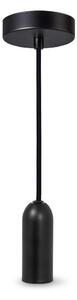Ledvance - Lampadario a sospensione con filo PENDULUM ROUND 1xE27/15W/230V nero