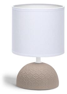 Aigostar - Lampada da tavolo 1xE14/40W/230V marrone/bianco