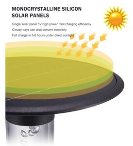 Immax NEO 07908L - Lampada solare LED RGB+CW/W dimmerabile 2W 5V IP54 Tuya