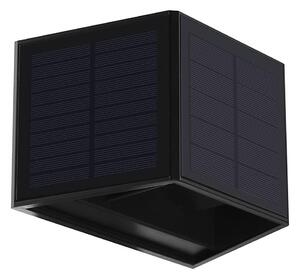 Applique a LED solare WINGS LED/2W/1200 mAh 3,7V 3000K IP54 nero