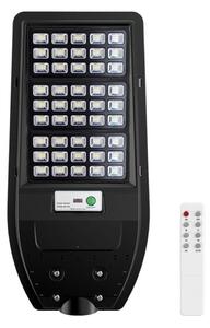 Lampione stradale solare LED VIA 100W/10000 mAh 3,2V 6000K IP54 + telecomando