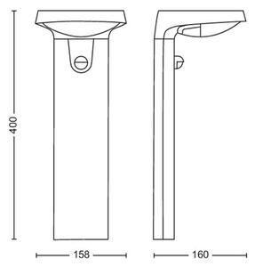 Philips TYLA LED 9W 230V 4000K IP44 lampada esterna con sensore