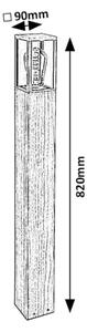 Rabalux 7197 - Lampada esterna WALES 1xE27/60W/230V IP44