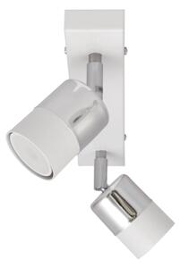 LED Luce Spot a LED TUBSSON 2xGU10/4,8W/230V bianco/cromo lucido