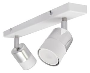 LED Luce Spot a LED TUBSSON 2xGU10/4,8W/230V bianco/cromo lucido