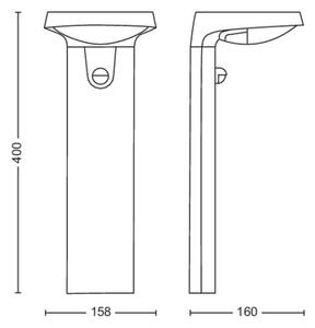 Philips - Lampada solare LED con sensore TYLA LED/1,2W/4V 4000K IP44