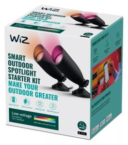 WiZ -SET 2x LED RGBW Faretto da esterno dimmerabile SPOT LED/10W/230V IP65 Wi-Fi