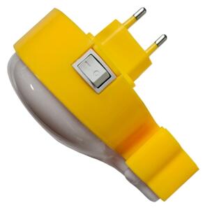 Lampada notturna LED per bambini LED/0,5W/230V balena