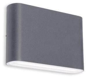 LED2 - Applique a LED da esterno FLAT 2xLED/3W/230V IP65 nero