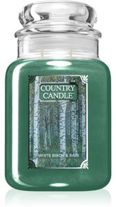 Country Candle White Birch & Rain candela profumata 737 g