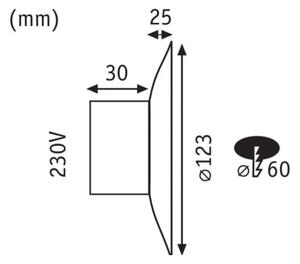 Paulmann 92926 - LED/2W Lampada scala DEKORATIVA 230V