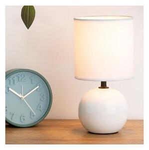 Atmosphera - Lampada da tavolo TIMÉO 1xE14/60W/230V bianco lucido