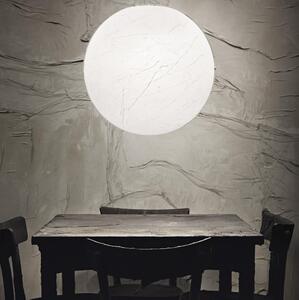 Ideal Lux - Lampadario a sospensione con filo CARTA 1xE27/25W/230V diametro 50 cm bianco