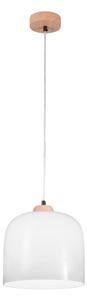 Kolarz A1352.31.W - Lampadario a cavo NONNA 1xE27/60W/230V rovere/bianco