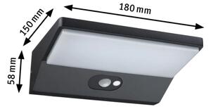 Paulmann 94333 - LED/7,4W IP44 Applique da esterno con sensore HOUSE 230V