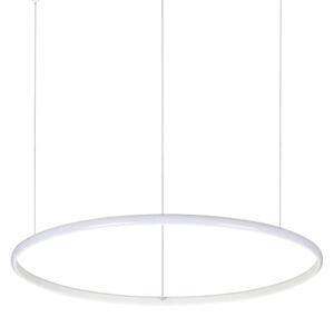 Ideal Lux - Lampadario LED a sospensione con filo HULAHOOP LED/28W/230V 3000K diametro 61 cm CRI 90 bianco