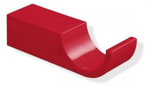 Porta Asciugamani Hewi System 800 K Gancio singolo 80 mm Rosso Rubino Plastica