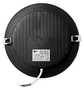 Lampada LED da incasso CIRCLE LED/18W/230V 4000K diametro 22 cm nero