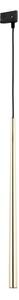 Lampadario a sospensione con filo per sistema a binario trifase PIANO 1xG9/8W/230V oro/nero