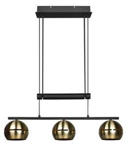 Trio - Lampadario a sospensione con filo FLETCHER 3xE14/40W/230V ottone