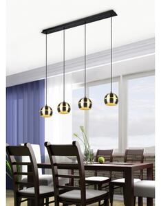 Trio - Lampadario a sospensione con filo FLETCHER 4xE14/40W/230V ottone