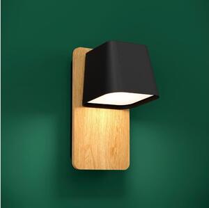 Eglo 390009 - Applique RUSCIO 1xE27/40W/230V nero/marrone