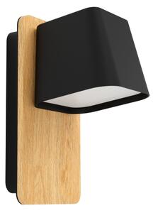 Eglo 390009 - Applique RUSCIO 1xE27/40W/230V nero/marrone