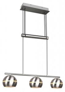 Trio - Lampadario a sospensione con filo FLETCHER 3xE14/40W/230V cromo opaco