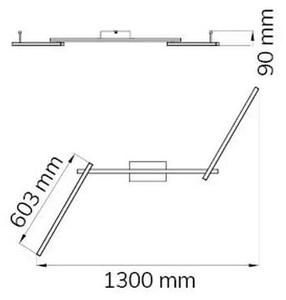 Wofi 9163.03.01.0000 - Lampadario a plafone LED CLAY 3xLED/10W/230V