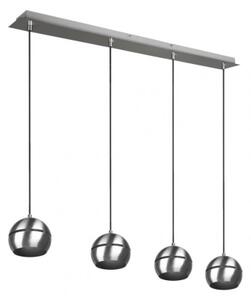 Trio - Lampadario a sospensione con filo FLETCHER 4xE14/40W/230V cromo opaco