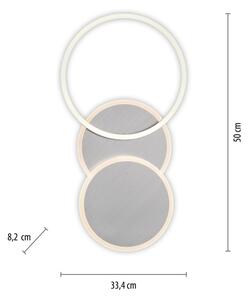 Leuchten Direkt 14116-55 - Plafoniera LED LED/25,5W/230V cromo opaco