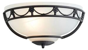 Elstead CB-WU-BLACK - Applique CARISBROOKE 1xE27/60W/230V