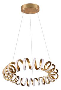 Lampadario dorato ø 55 cm Curl – Trio