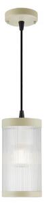 Nordlux - Lampadario da esterno a sospensione con filo COUPAR 1xE27/25W/230V IP33 color crema