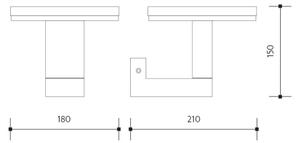 Applique a LED da esterno BARI LED/10W/230V 4000K IP54 antracite