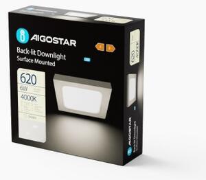 Aigostar - LED Plafoniera LED/6W/230V 12,2x12,2 cm 4000K bianco