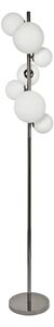 Brilagi - Lampada da terra a LED MILLA 7xG9/3W/230V nero cromato/bianco