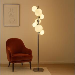 Brilagi - Lampada da terra a LED MILLA 7xG9/3W/230V nero cromato/bianco