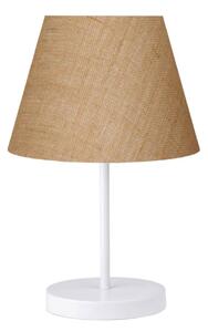 Lampada da tavolo AYD 1xE27/40W/230V marrone/bianca