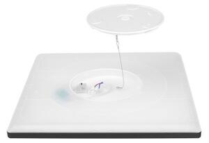 Plafoniera LED bagno NIVERA LED/12W/230V IP54 22,5x22,5 cm nera