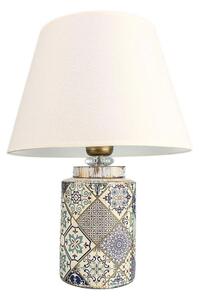 Lampada da tavolo RAMZES 1xE27/40W/230V bianco/grigio