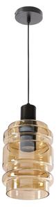 Lampadario a sospensione con cavo RADON 1xE27/40W/230V beige fumé