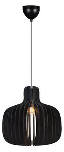 Nordlux - Lampada a sospensione HAZO con cavo 1xE27/60W/230V, nero
