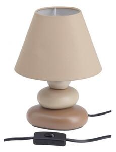 Brilliant - Lampada da tavolo PAOLO 1xE14/40W/230V ceramiche/beige