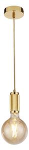 Searchlight 77651GO - Lampada a sospensione con cavo SUSPENSION 1xE27/60W/230V oro